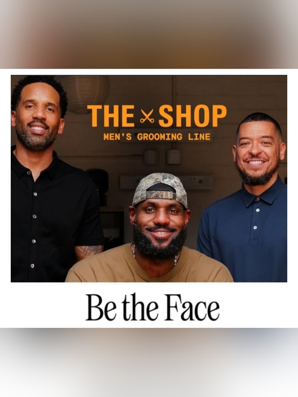 The Shop by LeBron James Men's Face Lotion